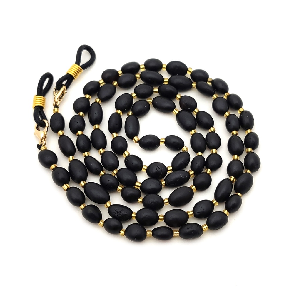 1,Шнурок для очков 5 в 1, янтарь